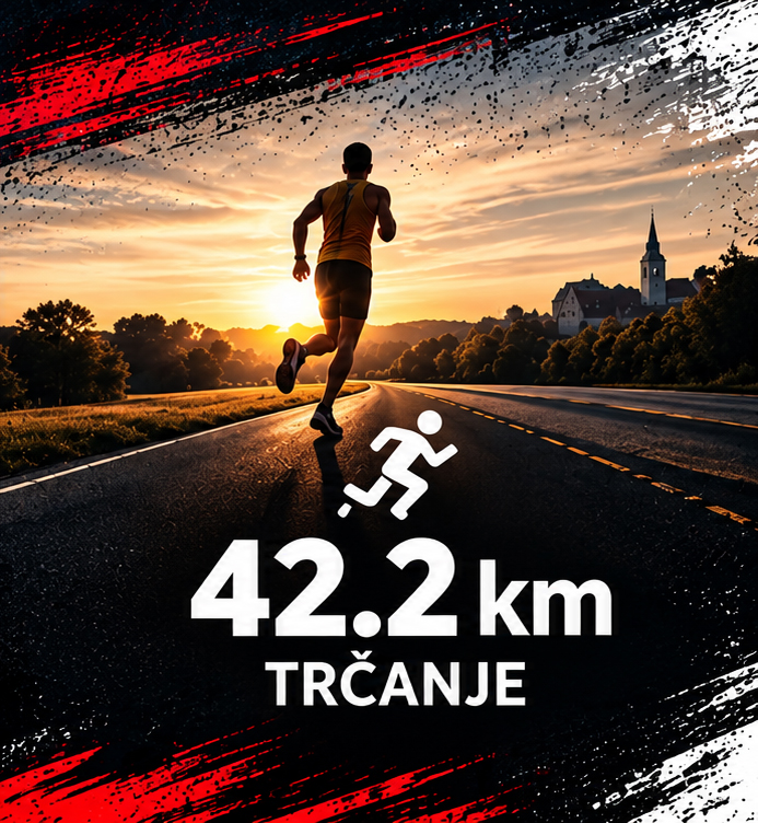 42,2 km trčanja